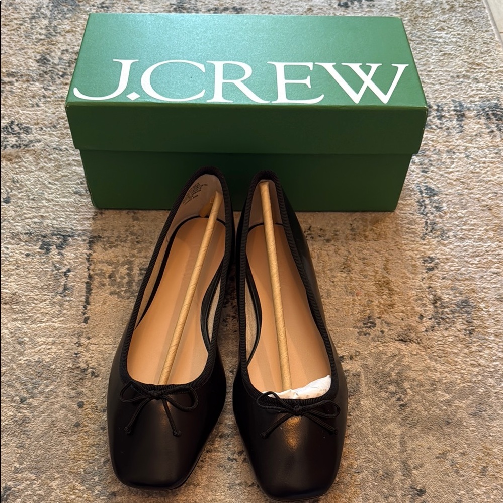 J. Crew Women's Black Ballet Flats